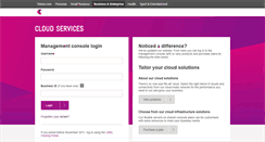 Desktop Screenshot of cloud.telstra.com