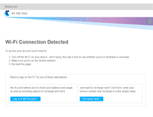 Tablet Screenshot of m.telstra.com