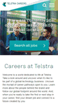 Mobile Screenshot of careers.telstra.com